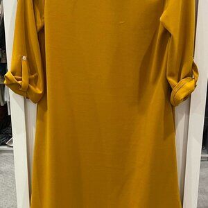 Women's Yellow and Gold Dress